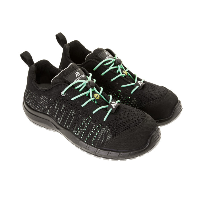 Aboutblu by Panther LE MANS LOW S3L SR ESD FO Metal-free, Safe Knit Polyester Safety Sneakers, Marine - Safety Solutions Singapore