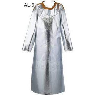 Blue Eagle AL6 Aluminized Apron w/ Sleeves, EN11612, 49" Length, 27" Chest - Safety Solutions Singapore