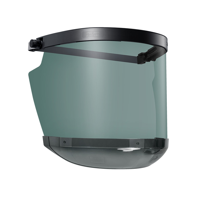 Blue Eagle GT113 14 Cal/cm2 Arc Flash Face Shield  W/A8BK+ARC3PCGY, Rubber Band Type