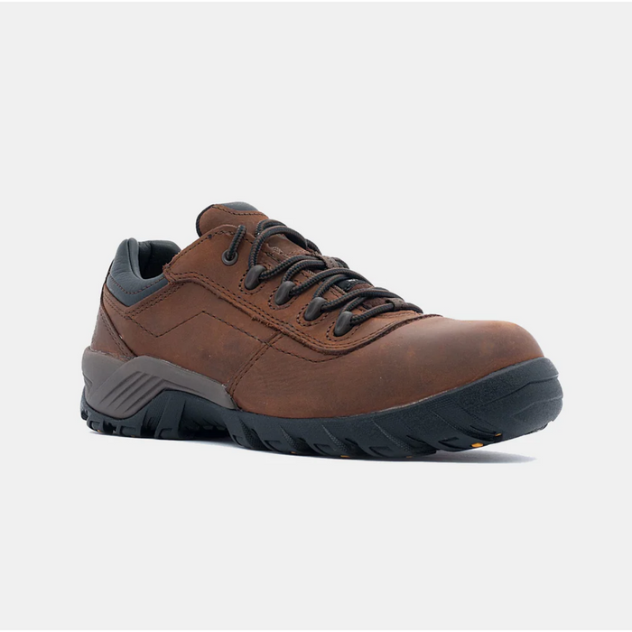 Caterpillar P90212 Terbium Composite Toe Full Leather Safety Shoes, Moondance / Brown
