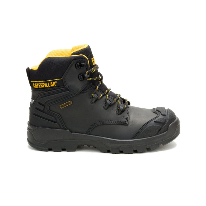 Caterpillar P91815 Striver XL Waterproof Steel Toe Boots, ASTM F2413-24, Black, Size US - Safety Solutions Singapore