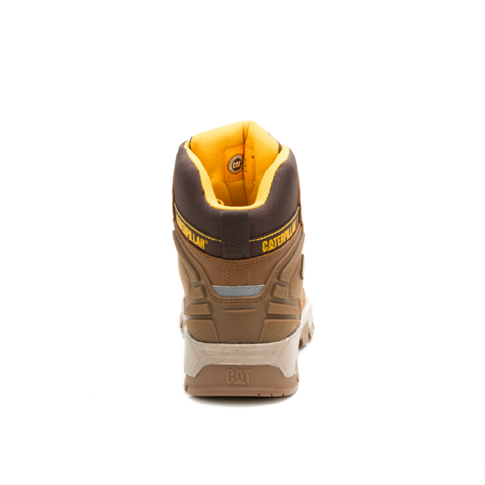 Caterpillar P91816 Striver XL Waterproof Steel Toe Boots, ASTM F2413-24, Pyramid Brown, Size US - Safety Solutions Singapore