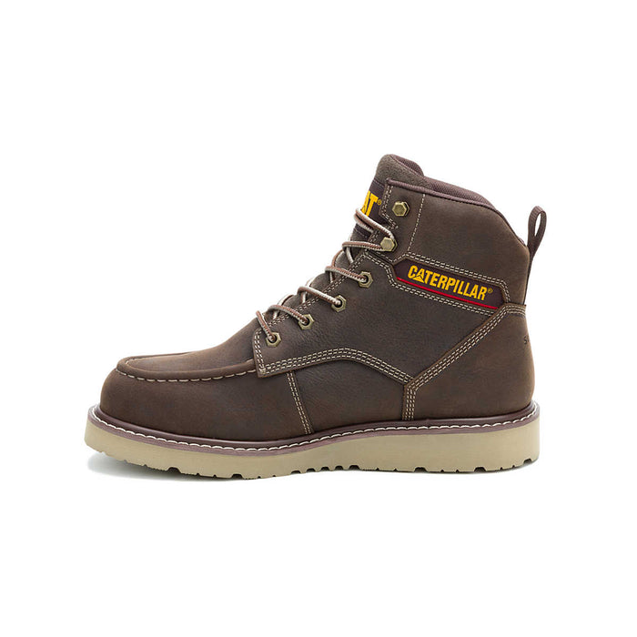 Caterpillar P91834 Reclaimer Wedge Steel Toe Waterproof Leather Boots, ASTM, Colour: Coffee Bean - Safety Solutions Singapore
