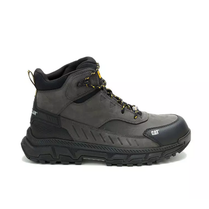 Caterpillar P91847 Booster Composite Toe, EH Safe, Non-Metallic Safety Boots, Grey