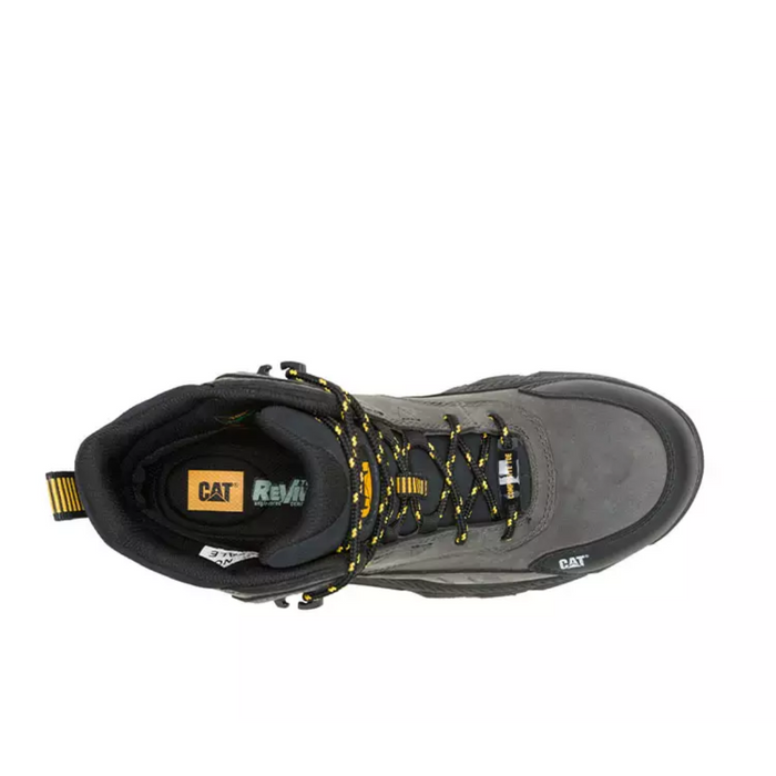 Caterpillar P91847 Booster Composite Toe, EH Safe, Non-Metallic Safety Boots, Grey