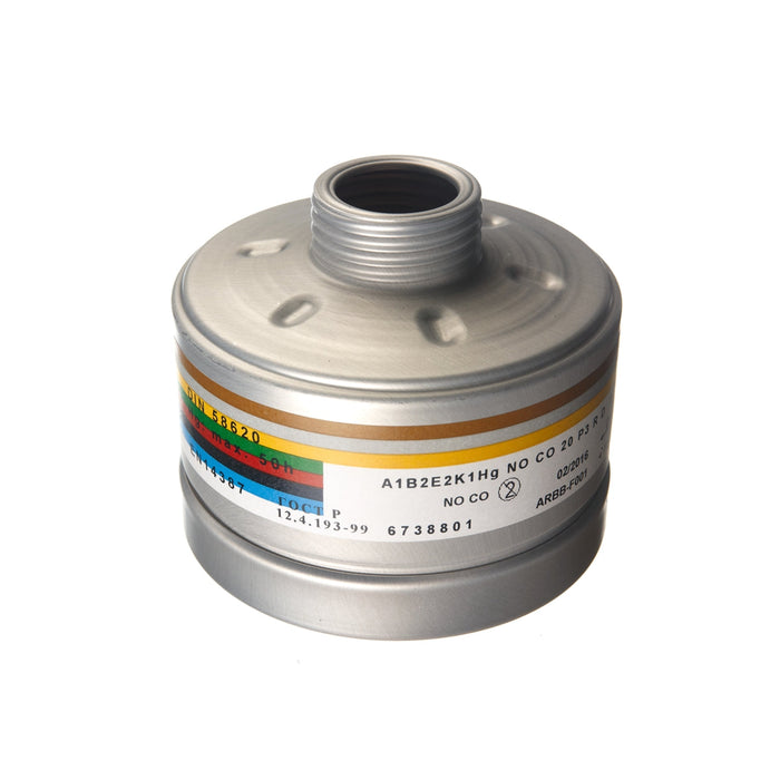 Draeger DR 6738801 Multi Range Filters A1B2E2K1 Hg CO NO P3