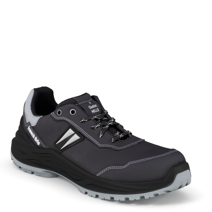 Gaston Mille SBNO3 SPRINT S3S Aluminium Toecap Lightweight Safety Shoes w/ FRENCHGRIP® Outsole
