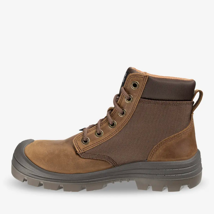 Safety Jogger Dakar EW S3 Mid Cut Lace-Up Safety Shoe, Brown - Safety Solutions Singapore