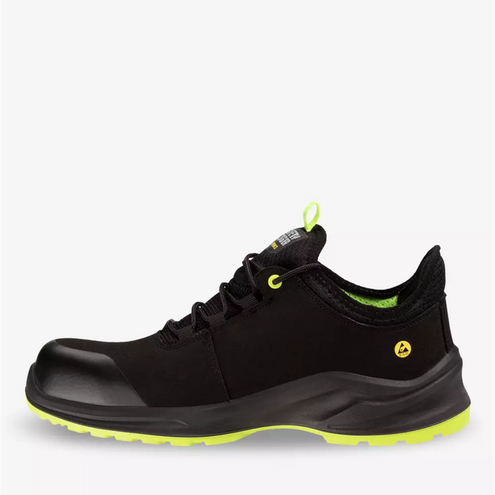 Safety Jogger MODULOS S3S Low SC SR ESD CI FO Metal-free, Black Vegan Safety Sneakers - Safety Solutions Singapore