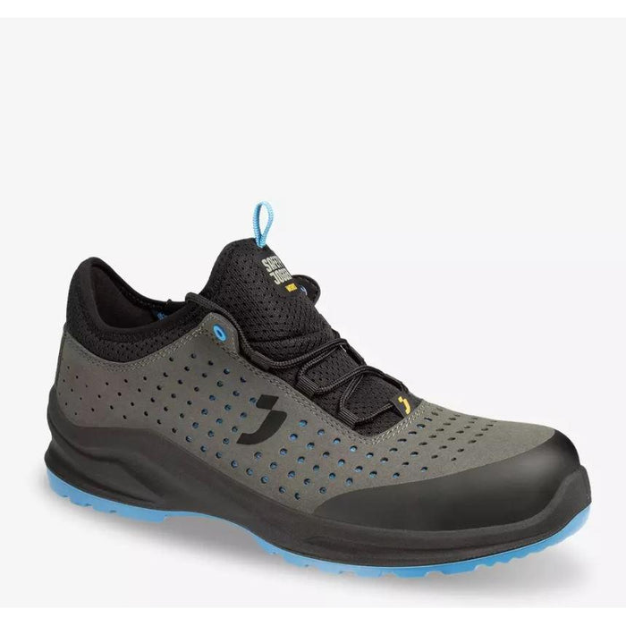 Safety Jogger Modulo S1PS Low, Metal-Free, ESD, Vegan Leather Safety Shoes, Grey