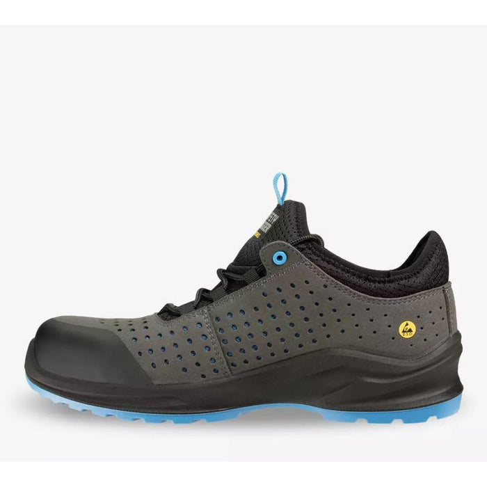 Safety Jogger Modulo S1PS Low, Metal-Free, ESD, Vegan Leather Safety Shoes, Grey