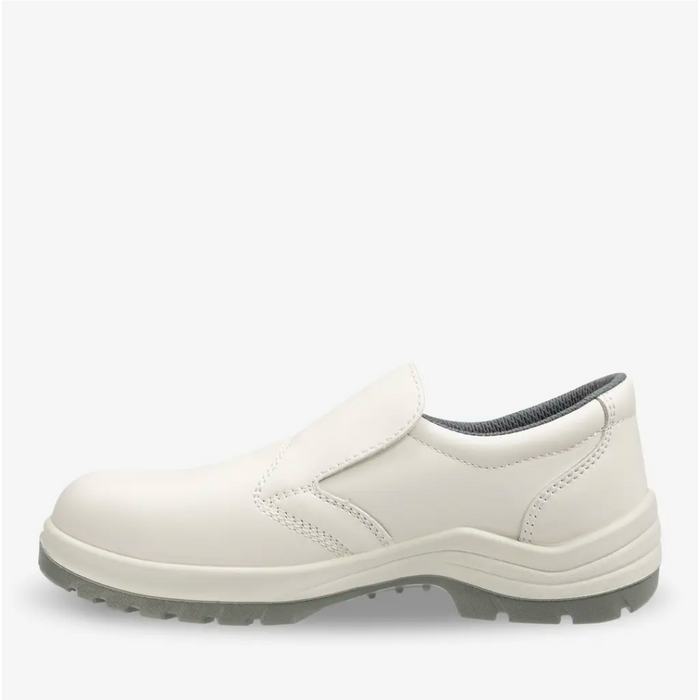 Safety Jogger X0500 S2 SRC Action Leather Slip On White Safety Shoe - Safety Solutions Singapore