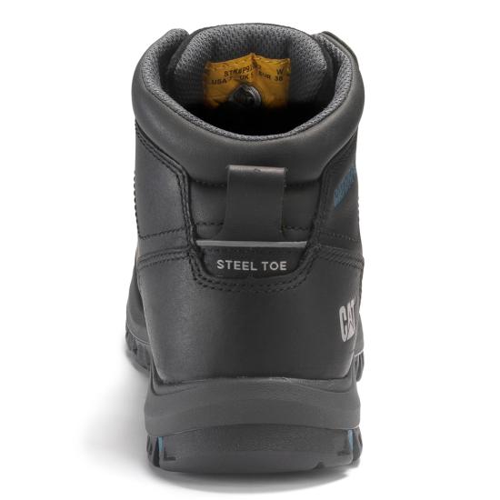 Caterpillar P91022 Women's Mae Steel Toe Waterproof Work Boot, Black, ASTM F2413-11 I/75 C/75