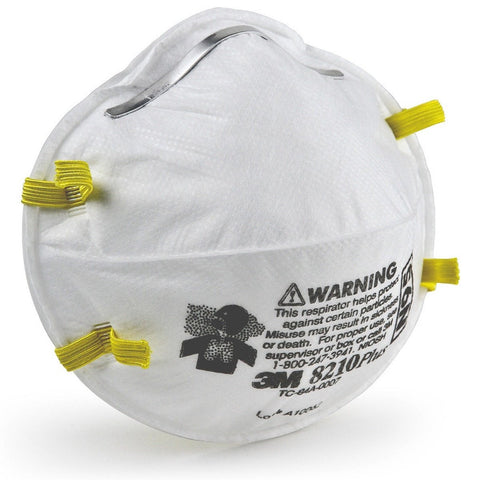 3M 8210 N95 Disposable Particulate Respirator (Mask)