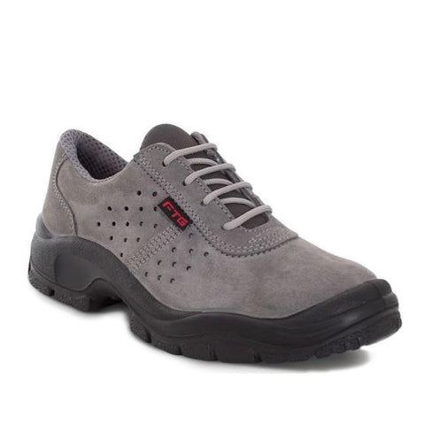 FTG S1P SRC Kappa Steel Toe Cap Grey Suede Safety Shoes (Light & Strong)