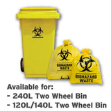 Spill Station BioHazard Yellow Waste Bags