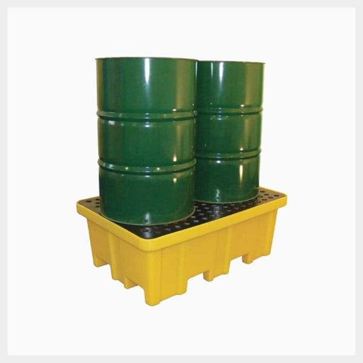 Spill Station TSSBP2FW 230L 4-Way 2-Drum Spill Pallet